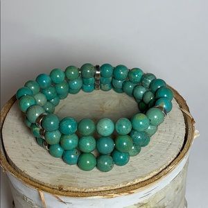 Turquoise Bead Bracelet